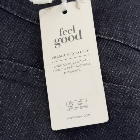 BRAX‎ FEEL GOOD COOPER FANCY MODERN FIT STRETCH PANTS IN GREY NWT MEN'S 30/32 - Picture 13 of 16